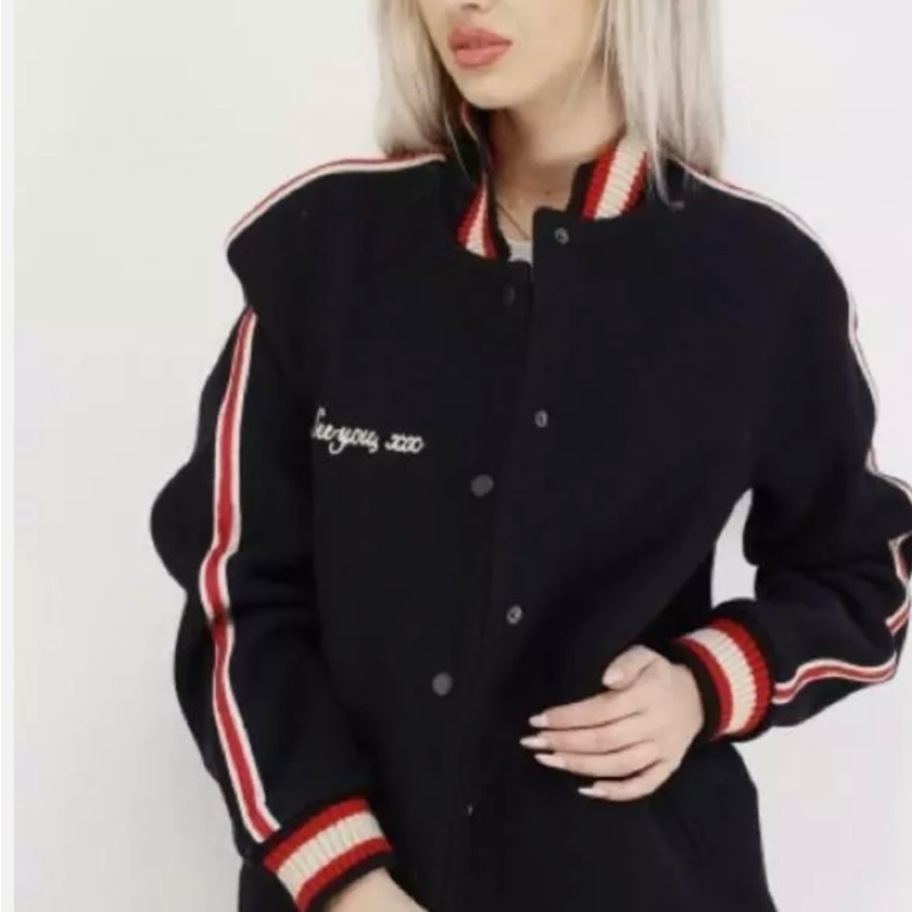 Zara Varsity Jacket - Picture 2 of 9